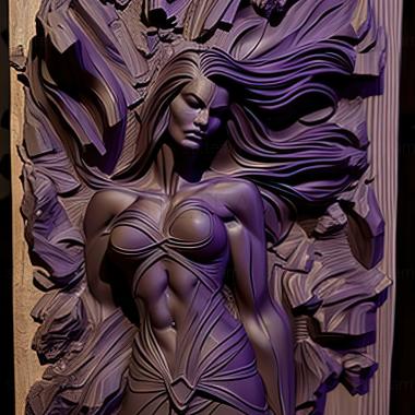 3D модель St Psylocke Marvel Universe (STL)